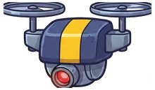 A patrol drone