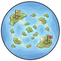 The archipelago island shape
